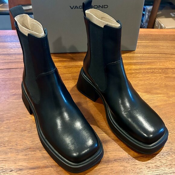 Vagabond Dorah Black Ankle Boots NEW - Picture 4 of 5